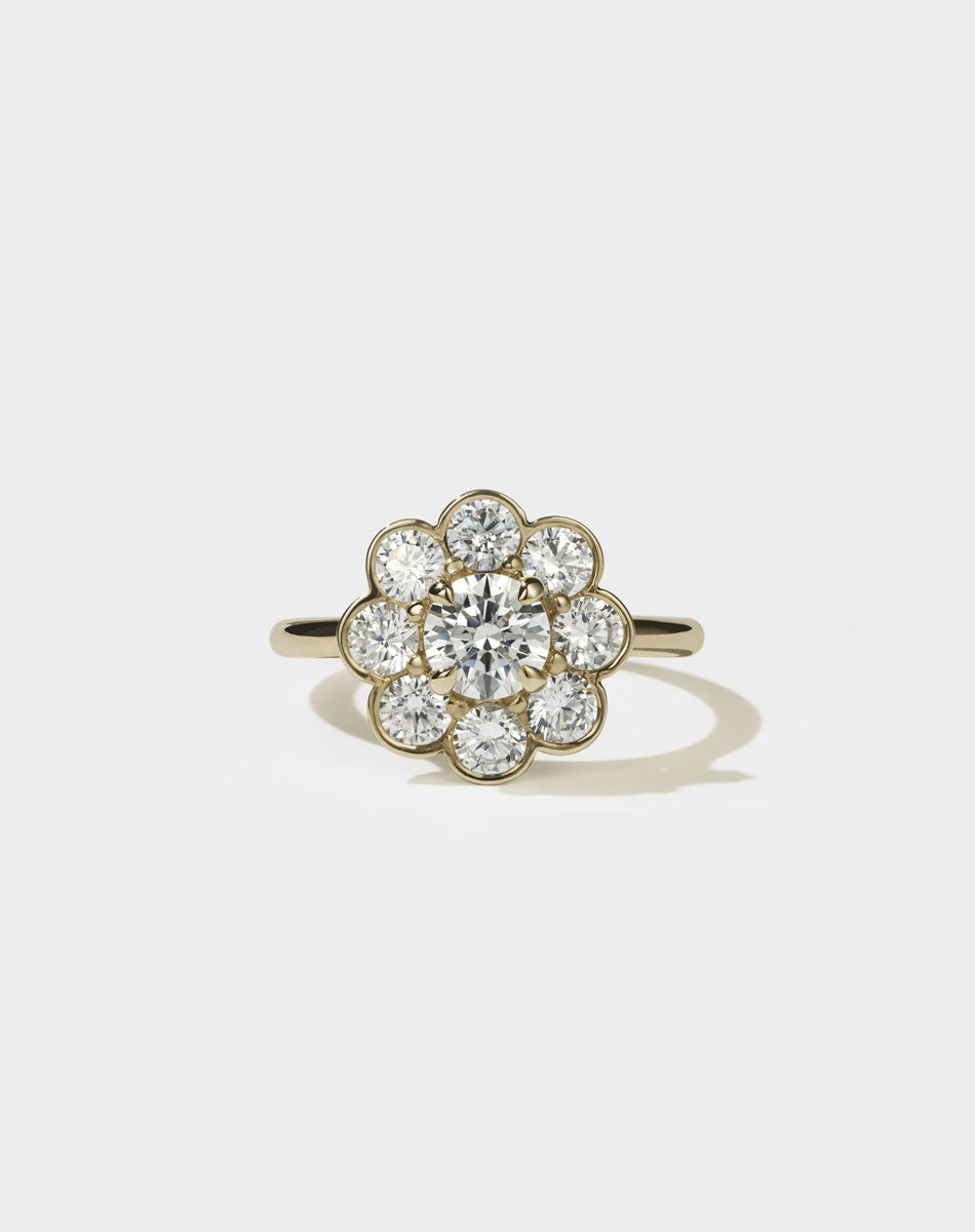 Emile Engagement Ring 2ct | 9ct Yellow Gold