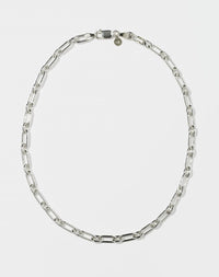 Figaro Paperclip Necklace | Sterling Silver