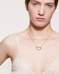Fizzy Heart Necklace Medium | Sterling Silver