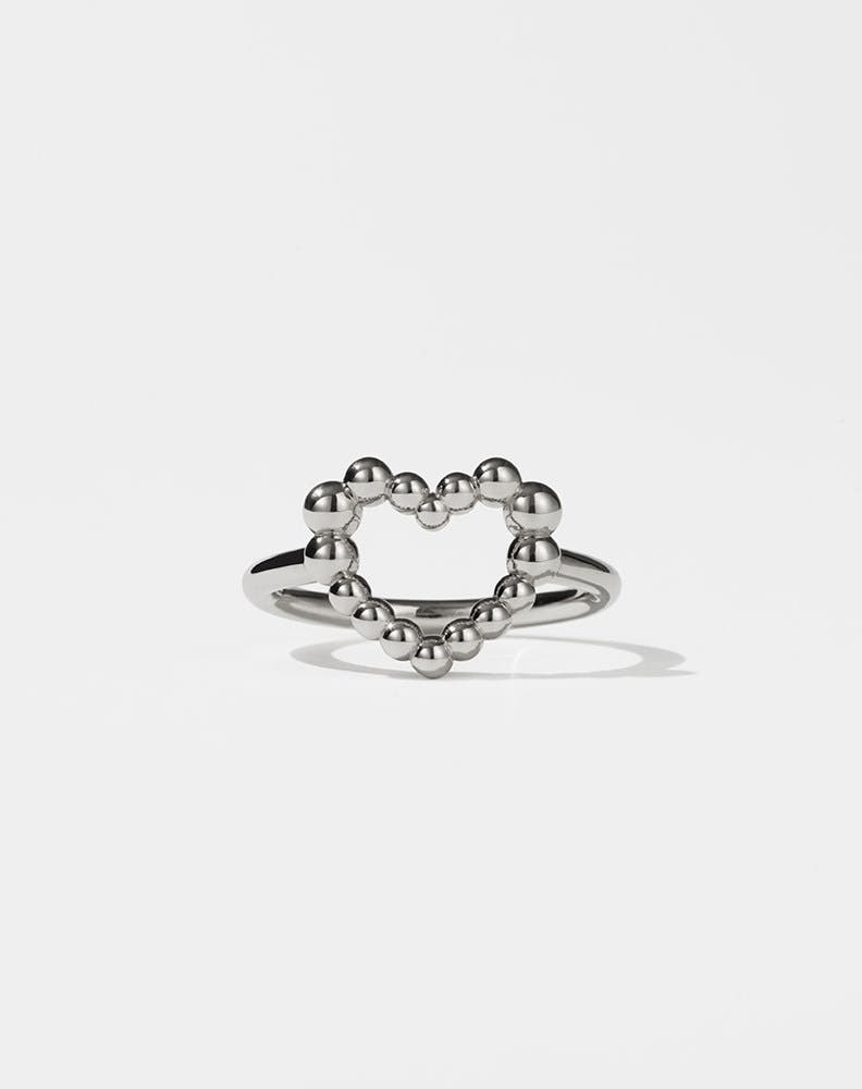 Fizzy Heart Ring | Sterling Silver