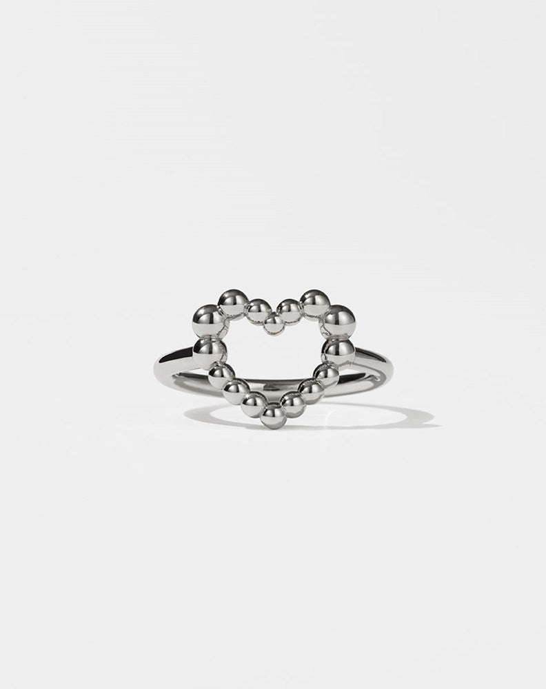 Fizzy Heart Ring | Sterling Silver