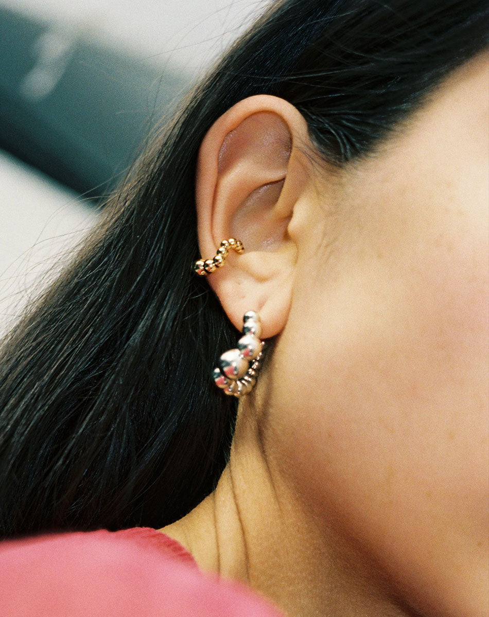 Fizzy Ear Cuff | 23kt Gold Plated