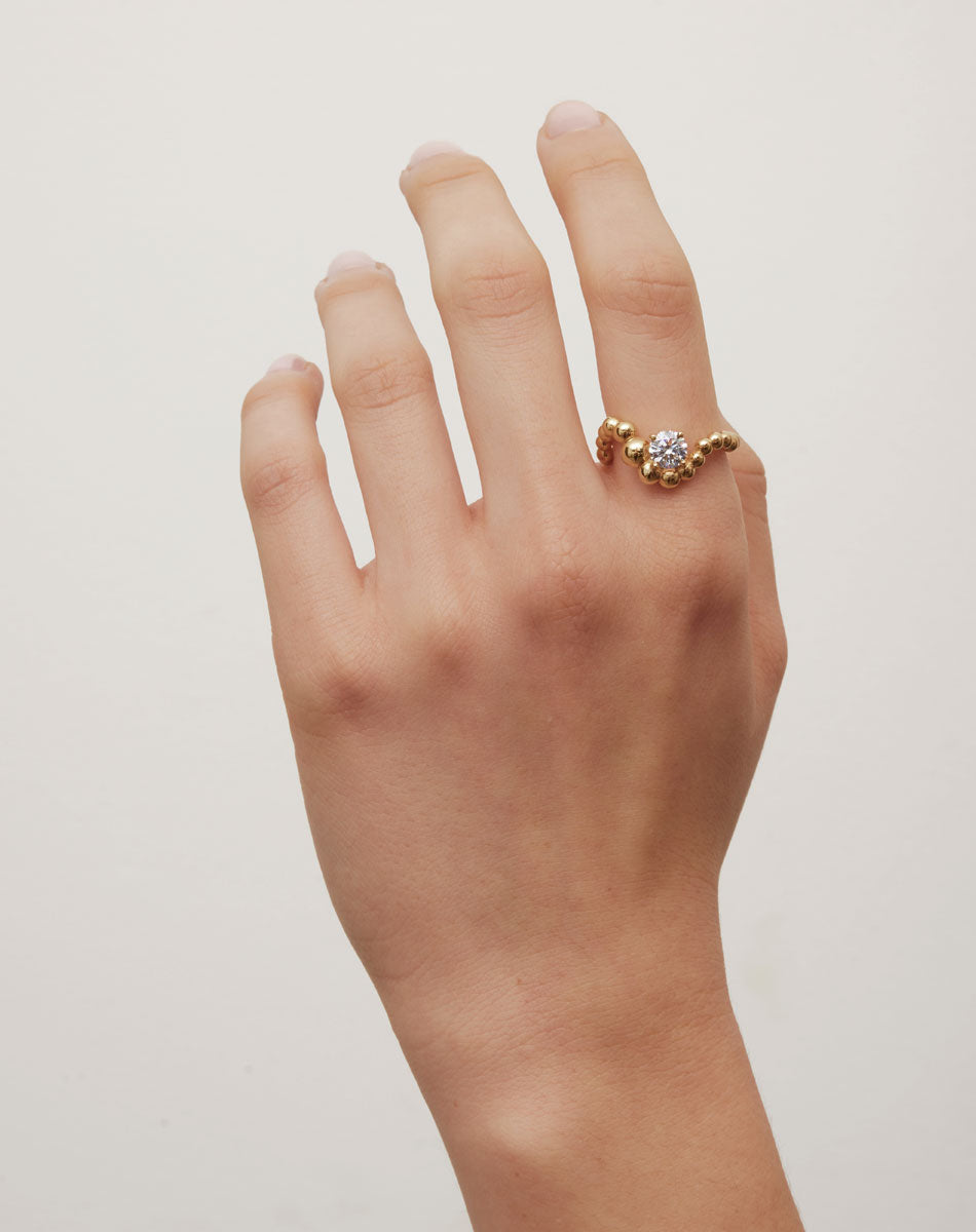Fizzy Ring Petite Set | 14ct Yellow Gold
