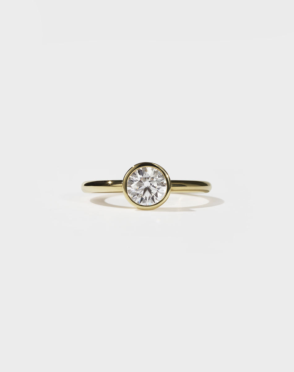Gia Engagement Ring 1ct | 14ct Yellow Gold