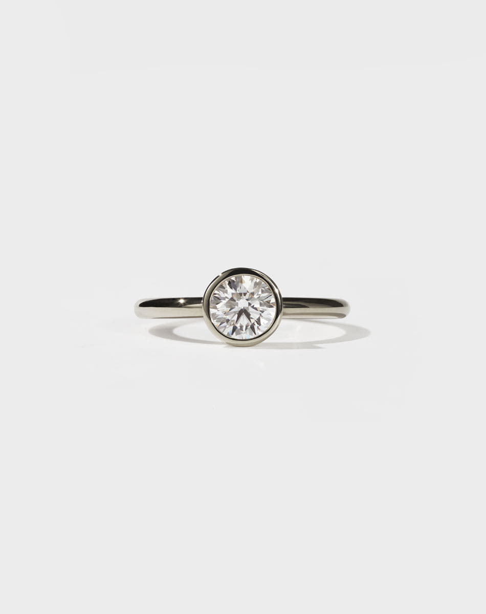 Gia Engagement Ring 1ct | 18ct White Gold