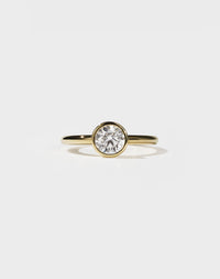 Gia Engagement Ring 1ct | 18ct Yellow Gold
