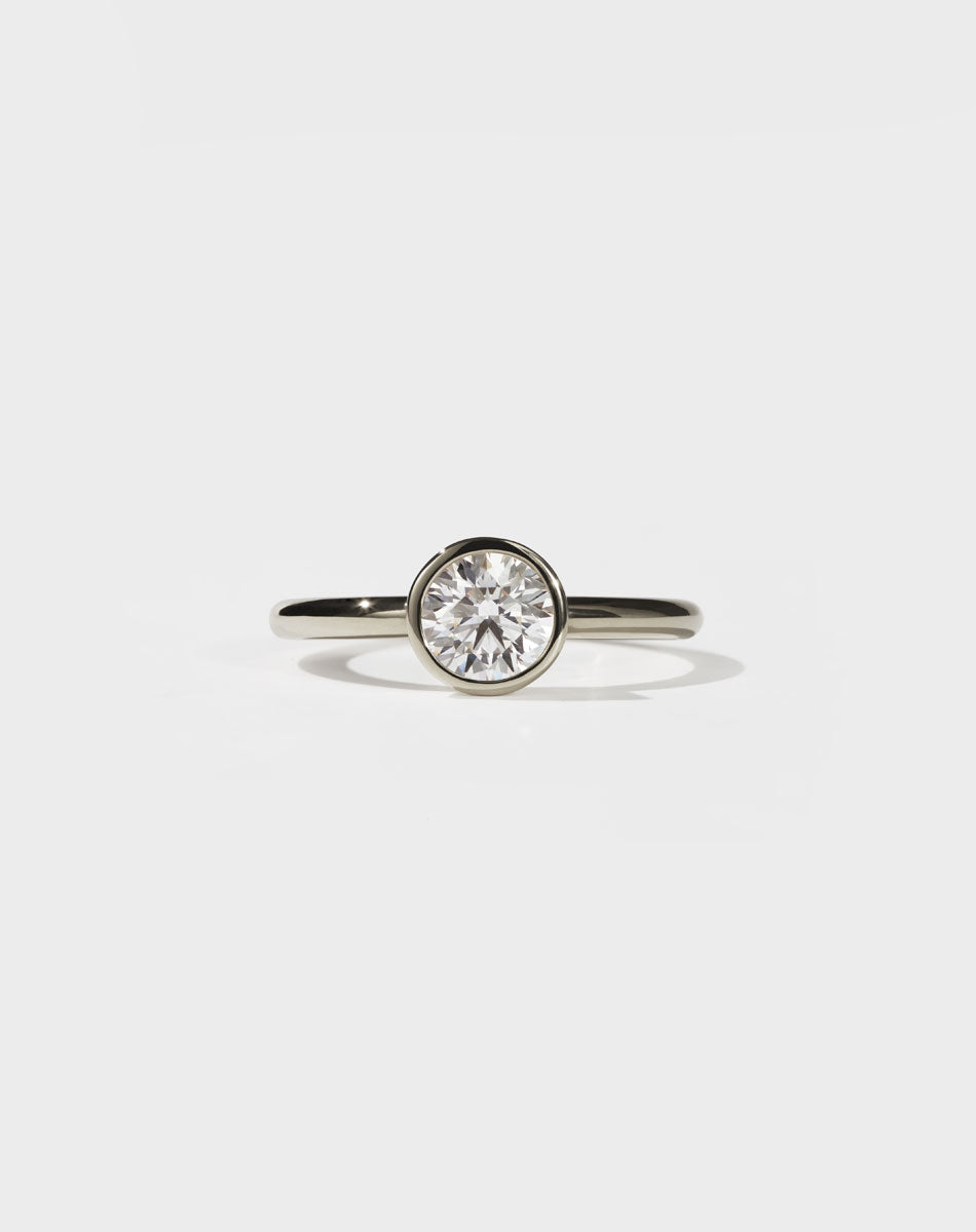 Gia Engagement Ring 1ct | 9ct White Gold
