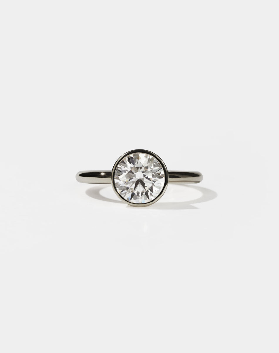 Gia Engagement Ring 2ct | 18ct White Gold