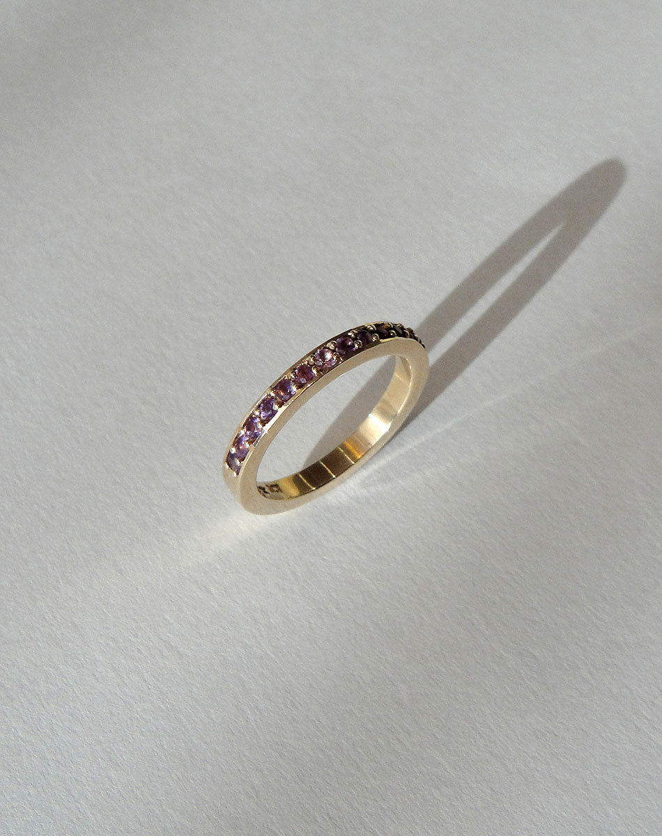 Glow Eternity Band | 9ct Yellow Gold