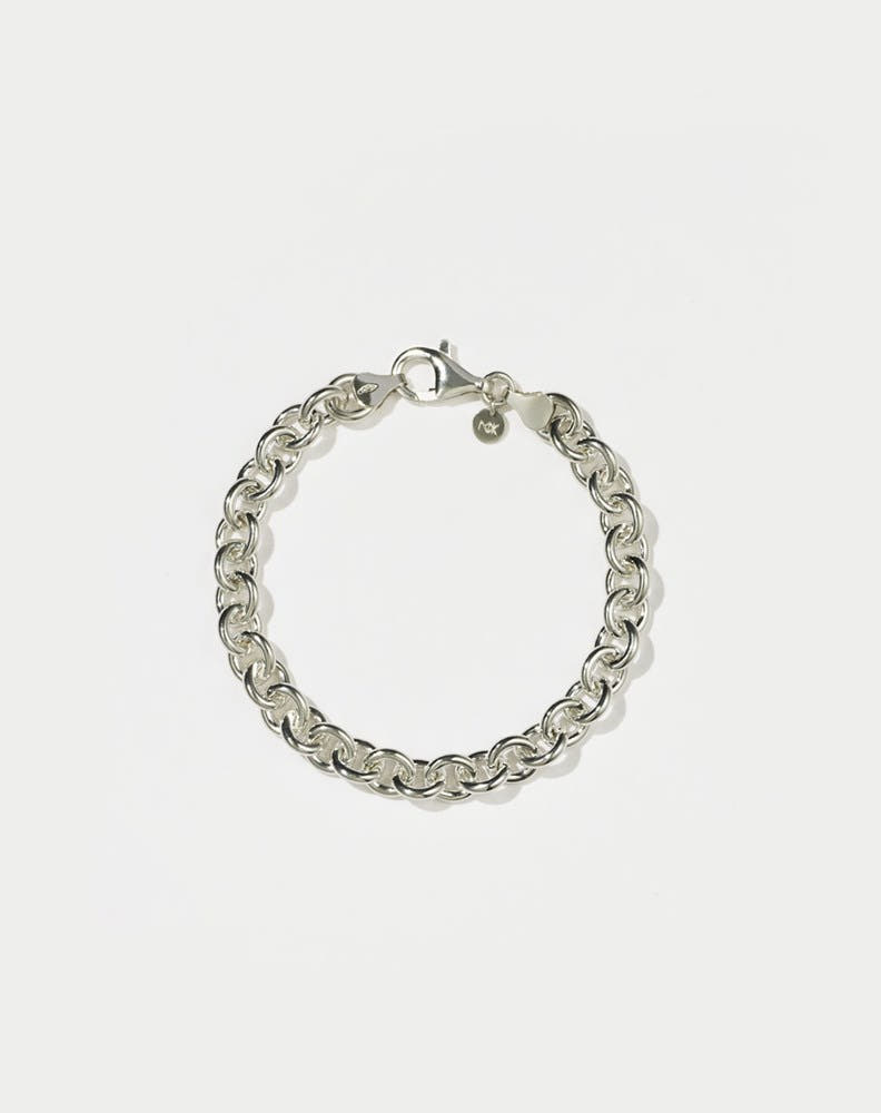 Heavy Cable Bracelet | Sterling Silver