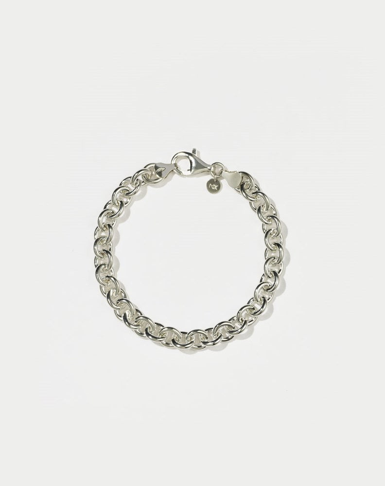 Heavy Cable Bracelet | Sterling Silver