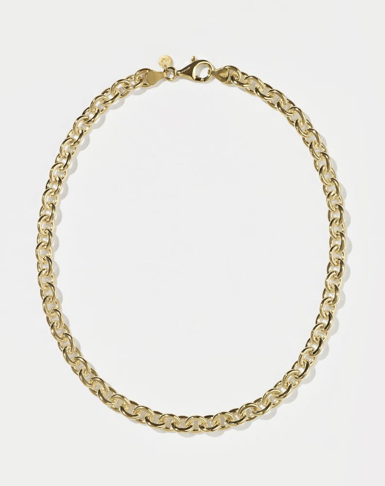 Heavy Cable Necklace | 23k Gold Plated