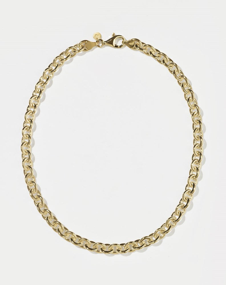 Heavy Cable Necklace | 23k Gold Plated