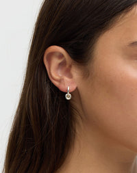 James Charm Earrings | Sterling Silver