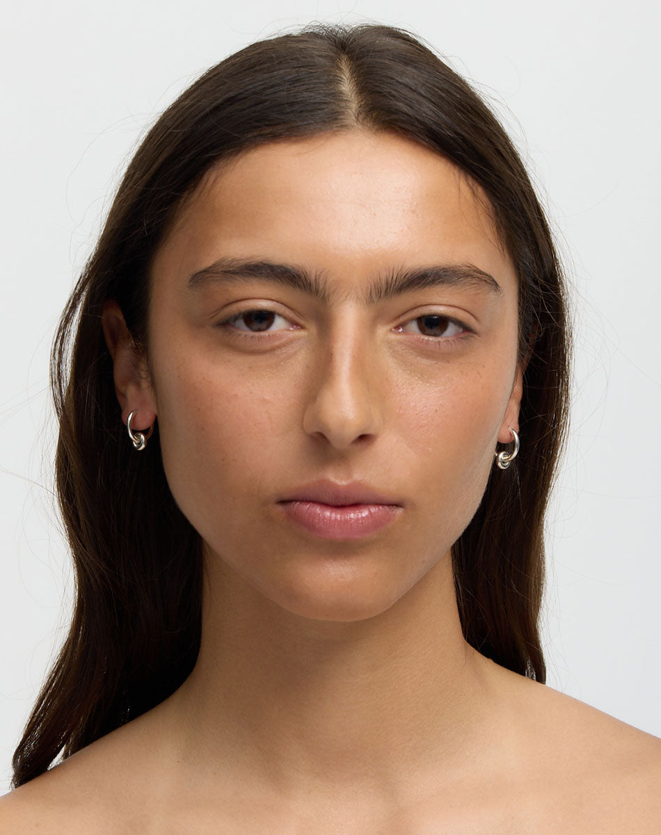 James Charm Earrings | Sterling Silver