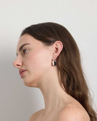 Locked Earring Large | 23k Gold Plated