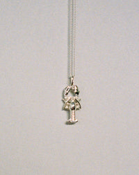 Lobster Charm Necklace | Sterling Silver