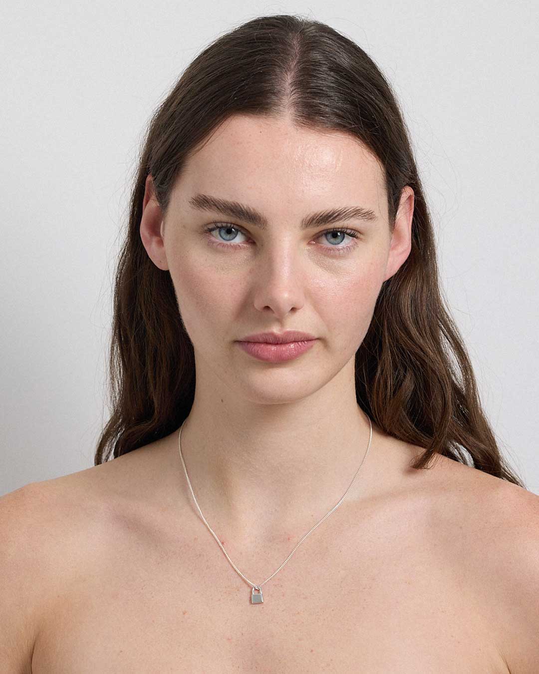Locked Charm Earrings | Sterling Silver