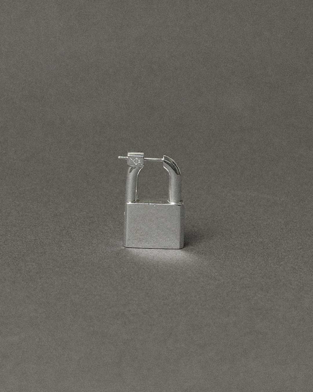 Locked Earring Large | 23k Gold Plated