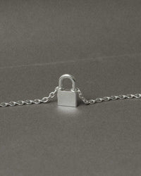 Locked Necklace Large | Sterling Silver