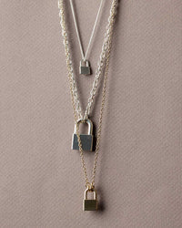 Locked Necklace Large | Sterling Silver