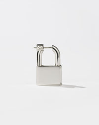 Locked Earring Large | Sterling Silver