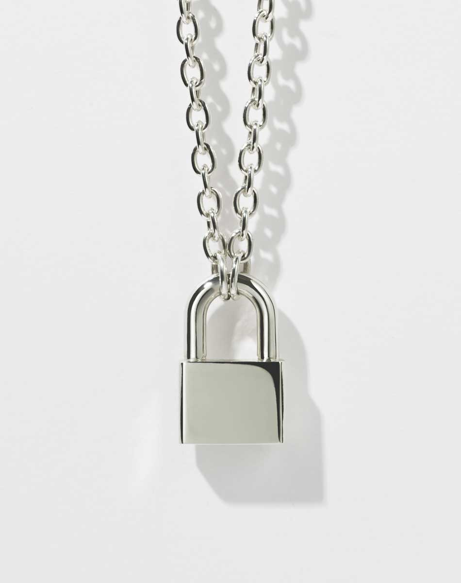 Locked Necklace Large | Sterling Silver