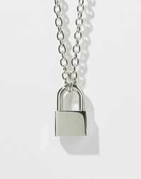 Locked Necklace Large | Sterling Silver