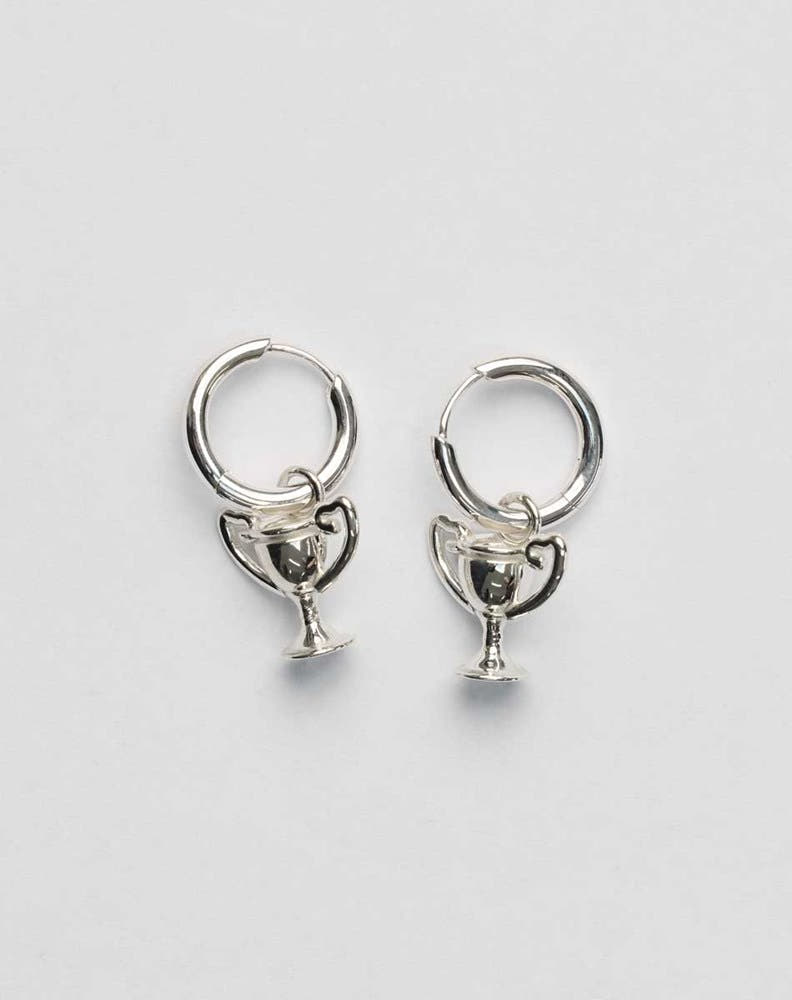 Trophy Charm Earrings | Sterling Silver
