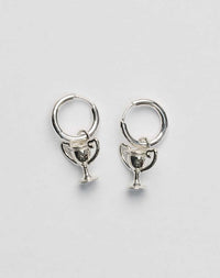 Trophy Charm Earrings | Sterling Silver