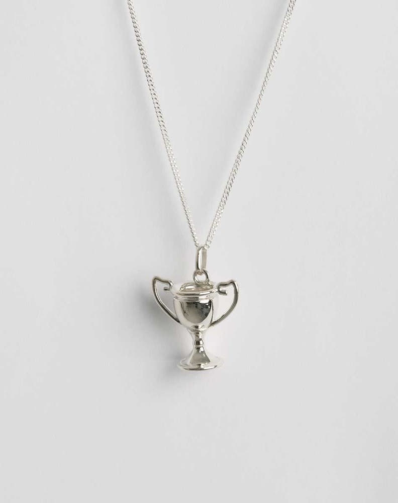 Trophy Charm Necklace | Sterling Silver