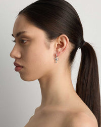 Trophy Charm Earrings Squashed | Sterling Silver