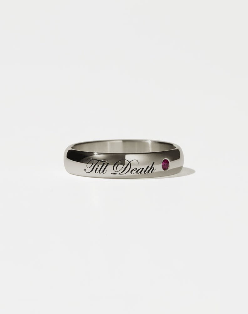 Till Death Band | 18ct White Gold