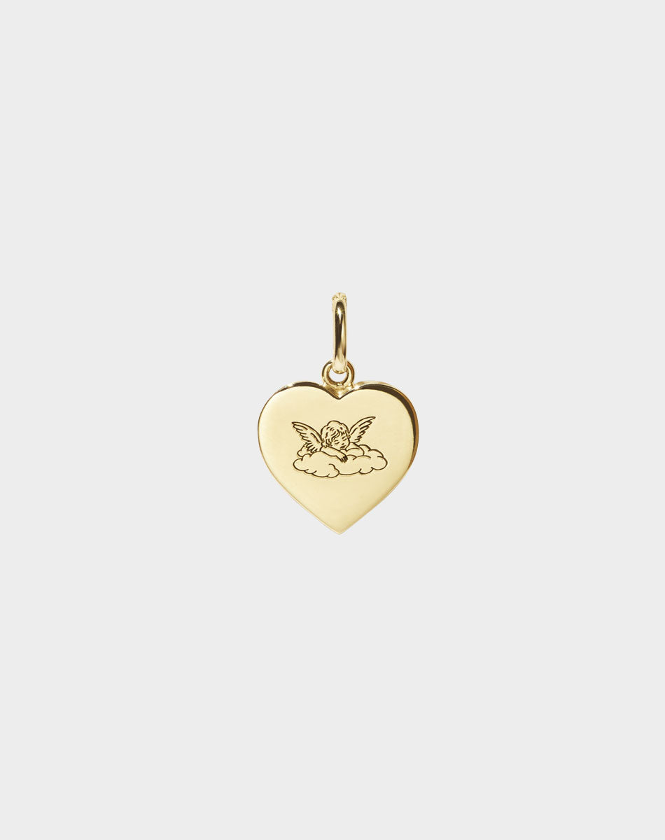 Sweetheart Charm with Engraving | 9ct Yellow Gold