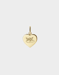 Sweetheart Charm with Engraving | 9ct Yellow Gold