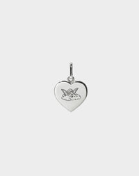 Sweetheart Charm with Engraving | Sterling Silver