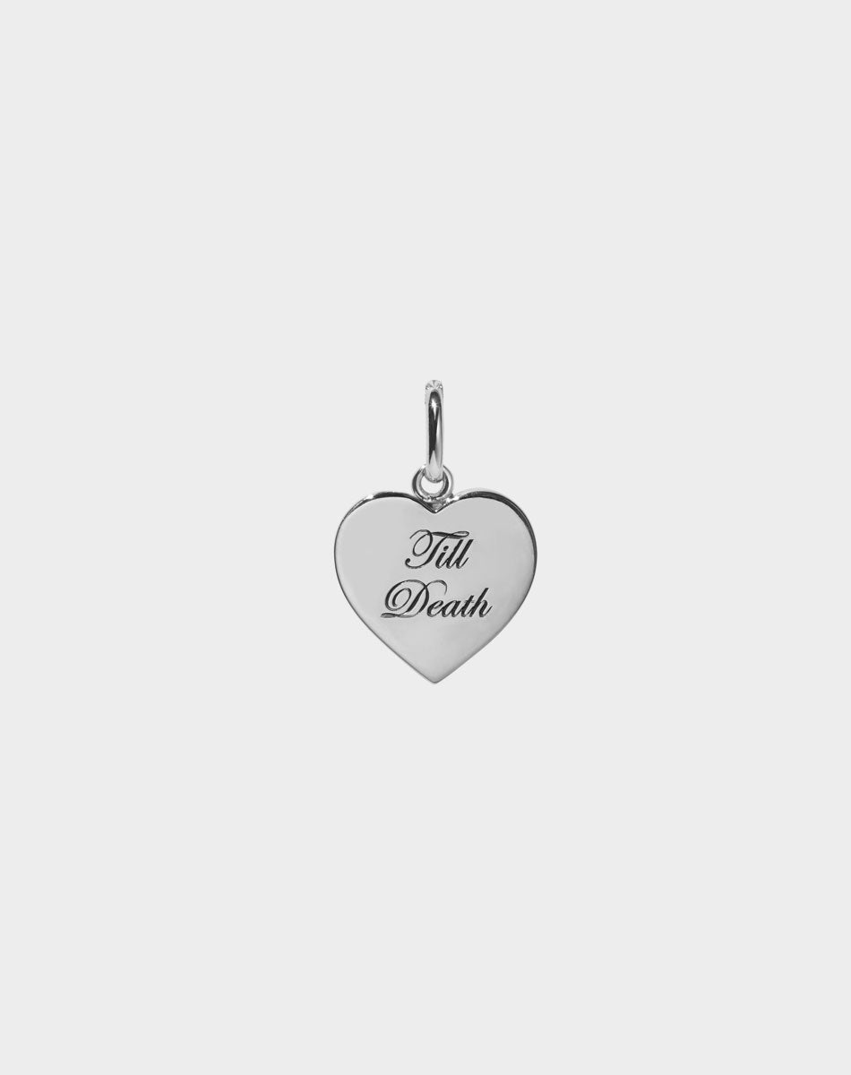 Sweetheart Charm with Engraving | Sterling Silver