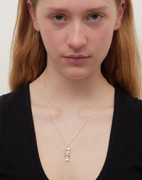 Lobster Charm Necklace | Sterling Silver