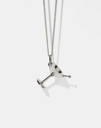 Martini Charm Necklace Set | Sterling Silver