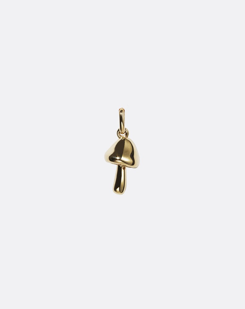 Mushroom Charm | 23kt Gold Plated