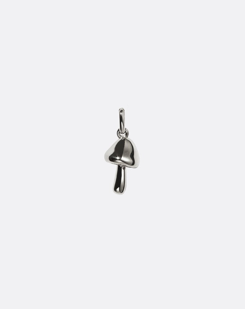 Mushroom Charm | Sterling Silver