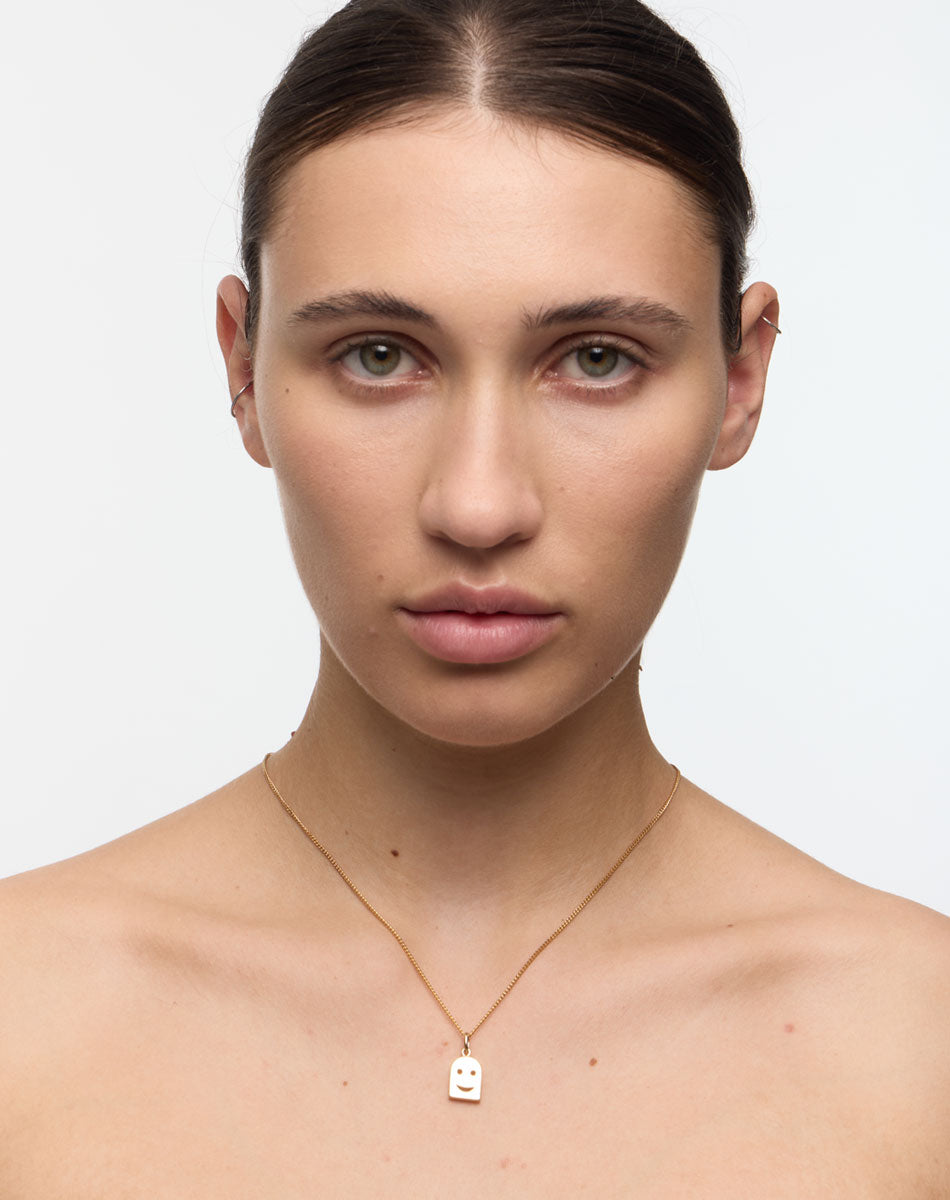 NELL Headstone Necklace | 9ct Yellow Gold