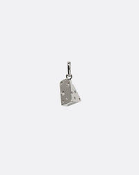 Swiss Cheese Charm | Sterling Silver