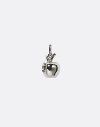 Bitten Apple Charm | Sterling Silver