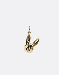 Gold Bunny Rabbit Charm Pendant 