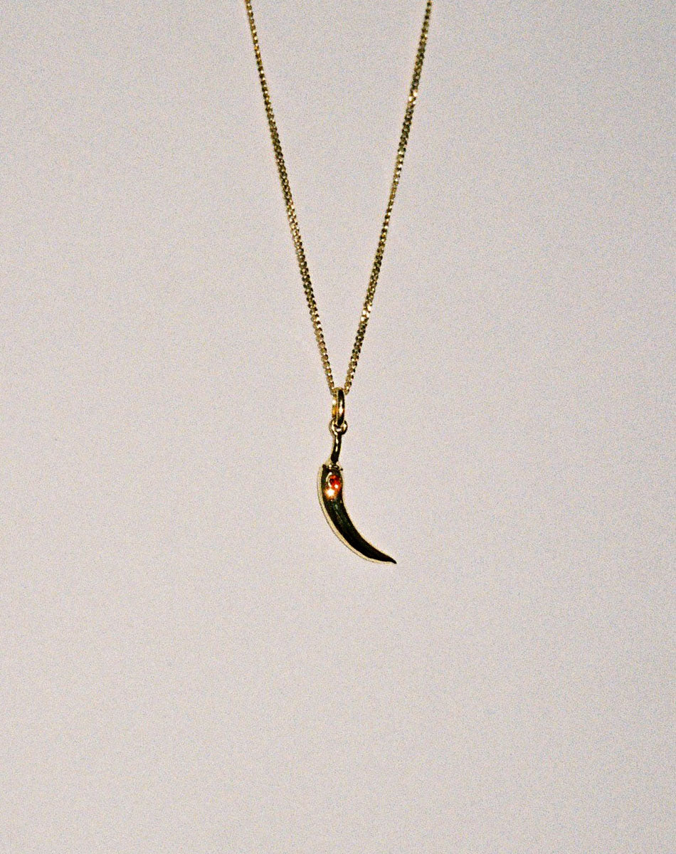 Chilli Charm Necklace Set | 23k Gold Plated