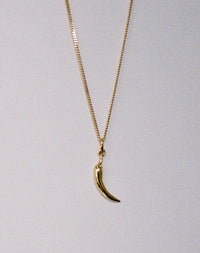 Chilli Charm Necklace | 23k Gold Plated