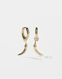 Chilli Charm Earrings | 23k Gold Plated
