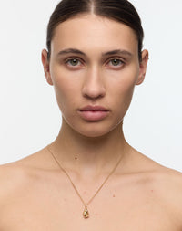 Conch Charm Necklace | 9ct Yellow Gold