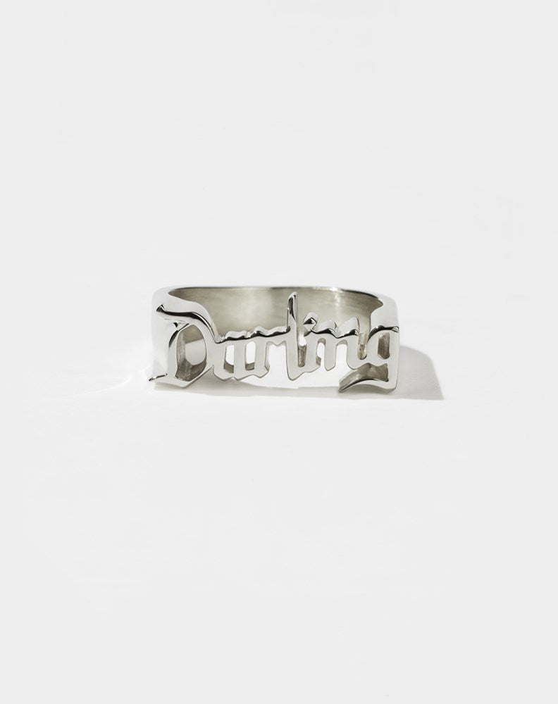 Darling Knuckleduster Gothic | Sterling Silver